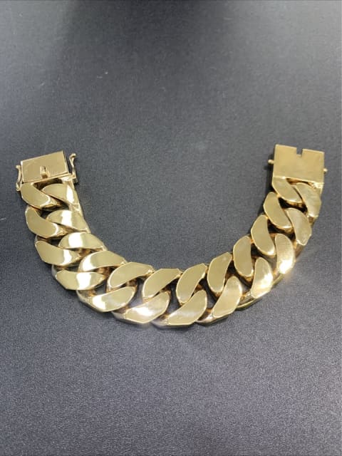 mens gold bracelets gumtree