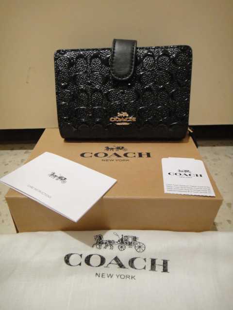 BRAND NEW Coach Black All Leather Wallet (100% authentic) | Bags ...