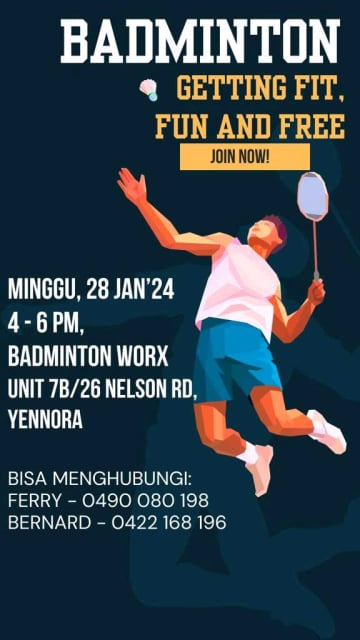 Badminton gathering FREE Activities Hobbies Gumtree