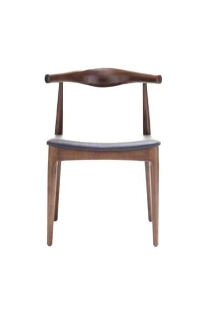 Replica Hans Wegner Elbow Chair Ch20 - Dark Walnut 