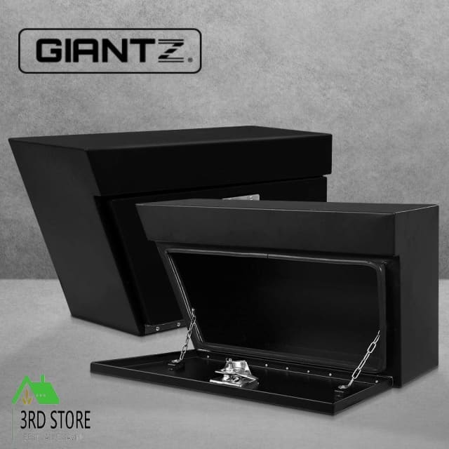Giantz Ute Tool Box Left UnderTray Toolbox Under Tray Aluminium Underb