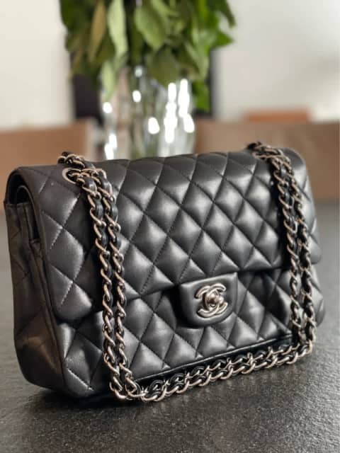 Portobello leather handbag Chanel Black in Leather  24134622