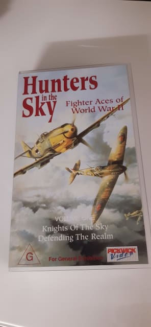 HUNTERS IN THE SKY FIGHTER ACES OF WWII VHS VIDEO | CDs & DVDs ...