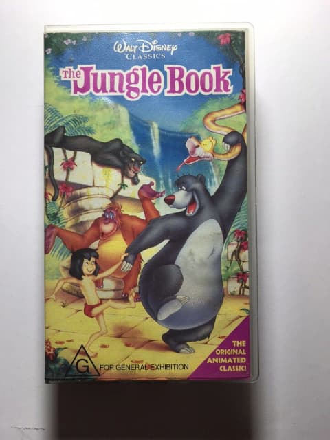 Walt Disney The Jungle Book VHS Tape. Vintage. | Children's Books ...