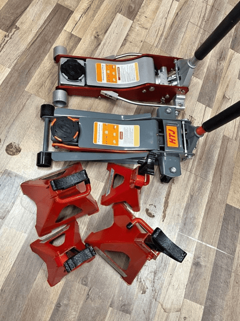 New 3 Ton, 6 Ton Jack Stand, and 3 Ton Low Profile Hydraulic Jack ...