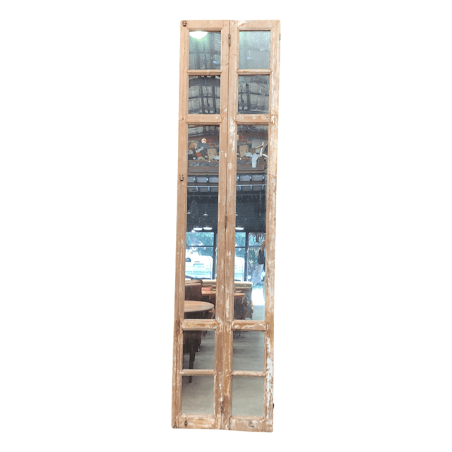 Pair Of Tall Vintage Folding Doors With Mirror Backs Other Home