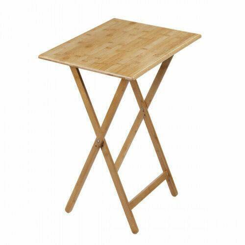 Bamboo Table Wooden Multipurpose Portable Laptop Desk Folding Bedside