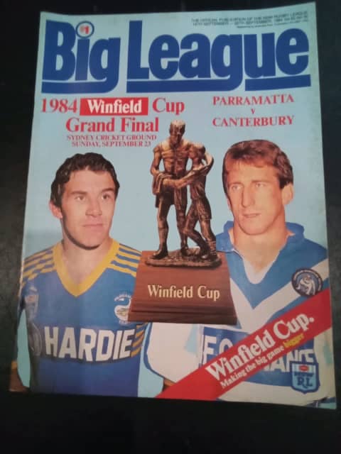 1984 BIG LEAGUE GRAND FINAL EDITION OFFICIAL MAGAZINE Collectables