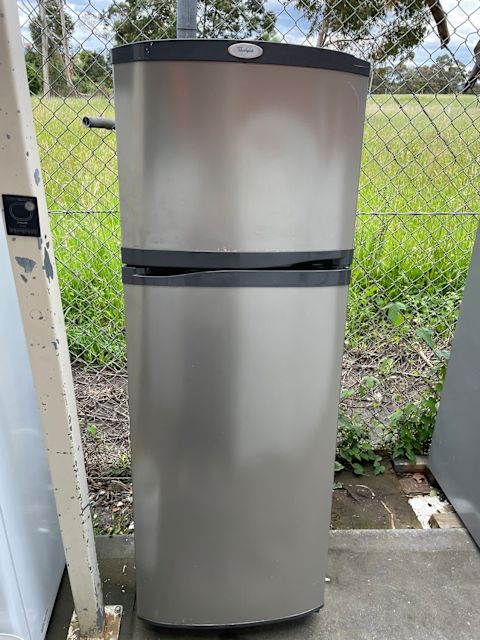 whirlpool fridge stainless