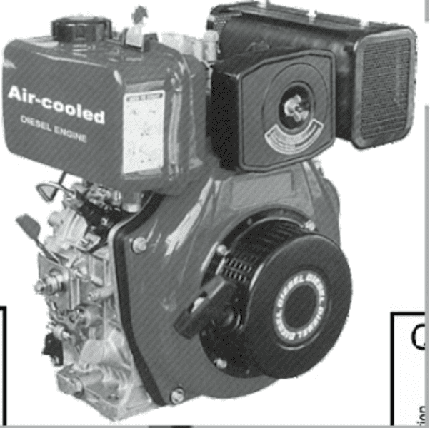 ENGINE Diesel 10HP Electric Start Part No. QDE10ES Other Parts