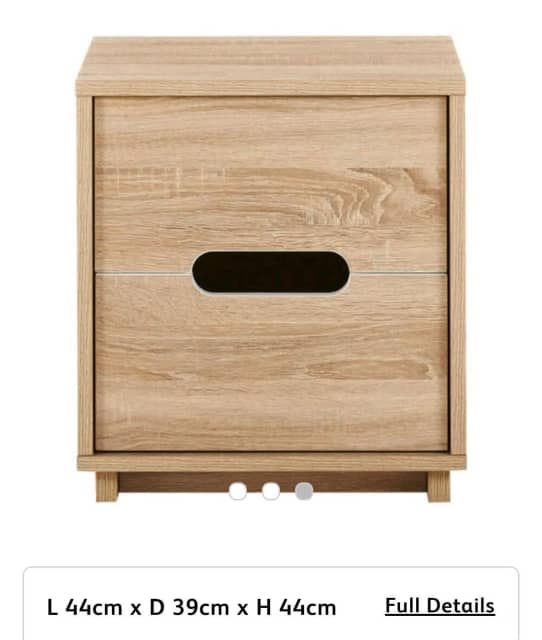 Brand new! Cabin Bedside 2 Drawer Light Oak Bedside Tables Gumtree