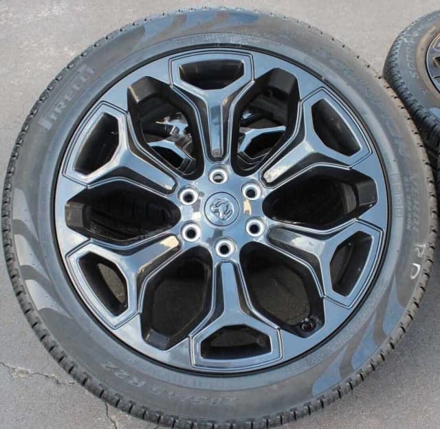 22 inch Genuine DODGE RAM 1500 LIMITED 2022 MODEL ALLOY WHEELS & TYRES