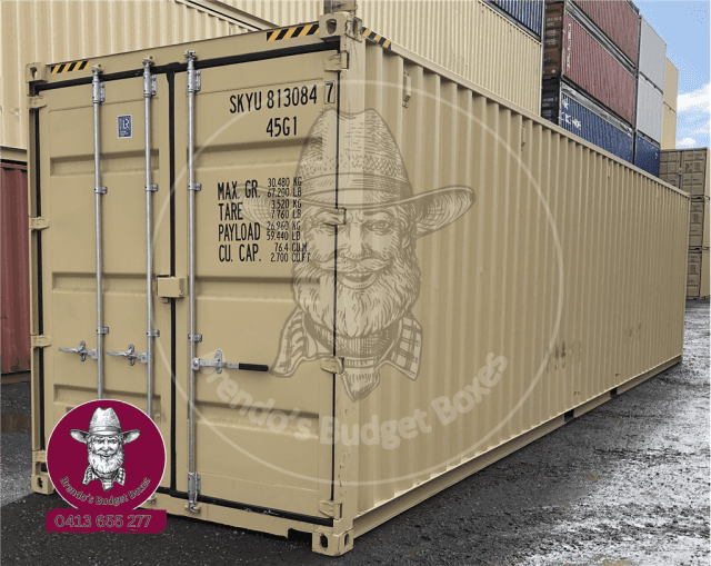 40ft (New) Shipping Container with delivery available to Gladstone