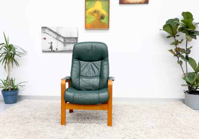 FREE DELIVERY-Beautiful Genuine Leather MORAN RECLINER CHAIR ...