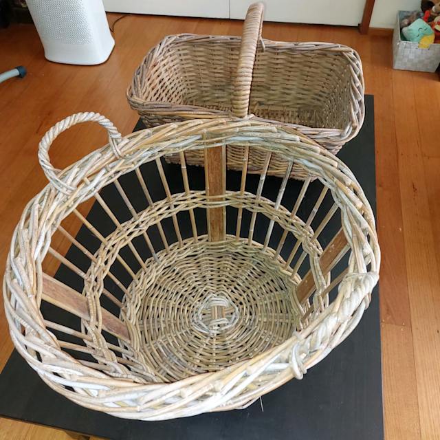 Classic Bakers basket original 1970's Delivery and Cane Basket Other Home Decor Gumtree