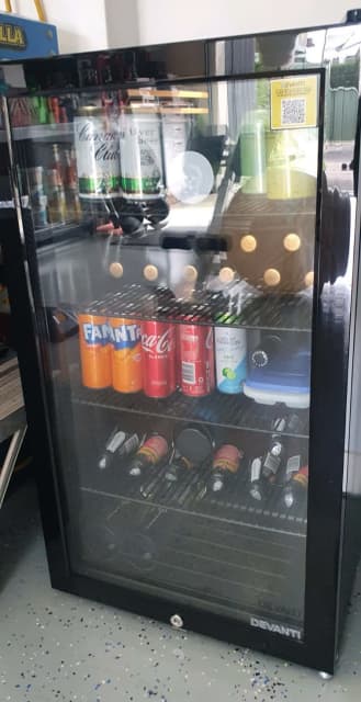 gumtree glass door fridge