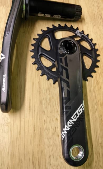 170mm carbon crankset