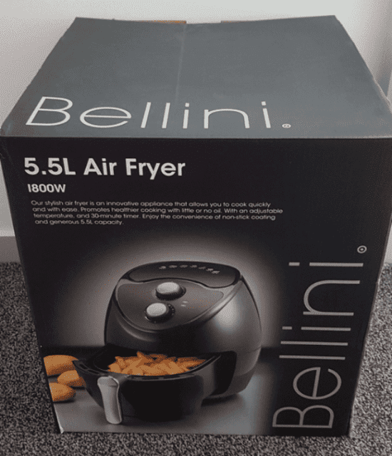 Bellini digital air top fryer