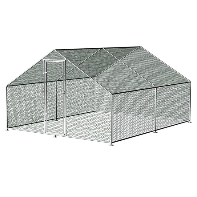 i.Pet Chicken Coop Cage Run Rabbit Hutch Large Walk In Hen House Cove