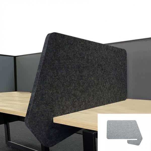ScreenX Acoustic Slide on Desk & Workstation Universal Screen Divider