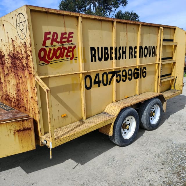 Rubbish Removal Trailer/Skip bin hire 10 Cubic Metres Cleaning