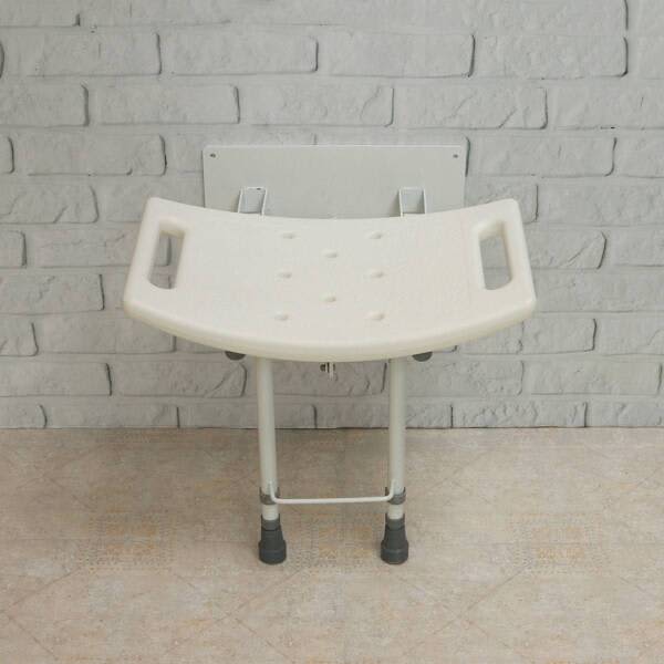 160kg Shower Seat w/Protect Leg Wall Mounted Solid Folding Other Home