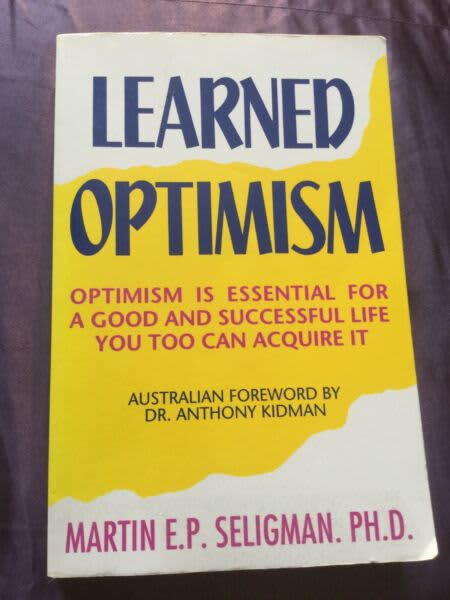 Learned Optimism By Martin Seligman. Jim’s Books | Other Books ...