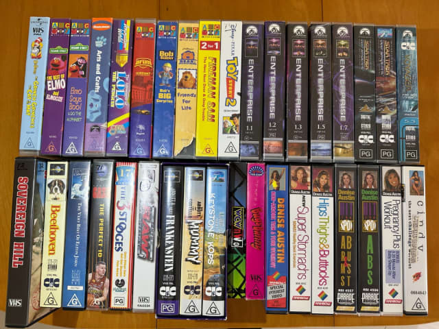 VHS tapes, DVDs, kids and adults movies, cartoons From $2.00 | CDs ...