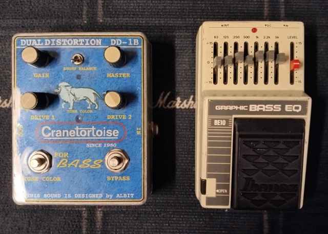 IBANEZ BE10 BASS EQ and ALBIT CRANETORTOISE DD-1B BASS DISTORTION MIJ -  Guitars & Amps in Awaba NSW | Gumtree Australia