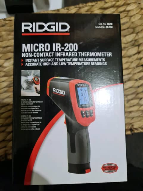 Ridgid 36798 IR-200 Micro Infrared Thermometer