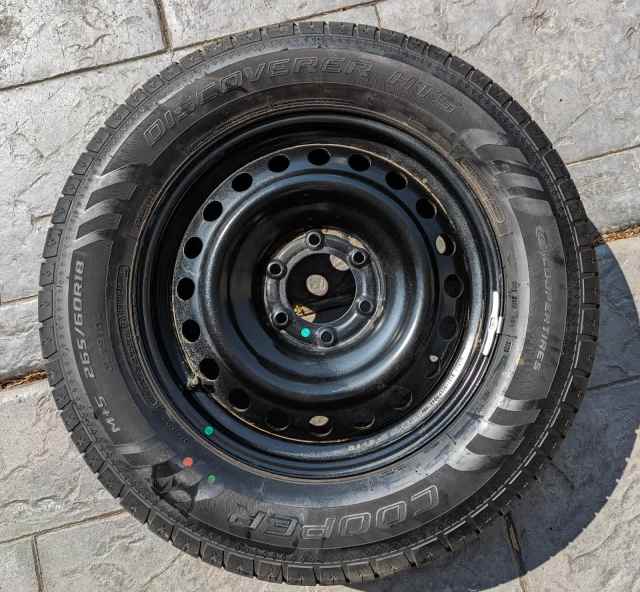 Cooper 265/60R18 Tyre steel rim suit GWM Cannon most dual cab utes ...