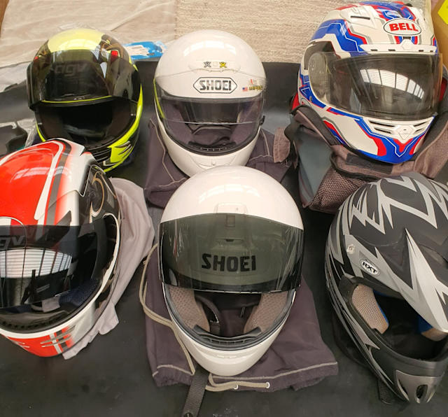 Max Biaggi Limited Edition Helmet Aprilia 250 cc MotoGP. Vintage helme