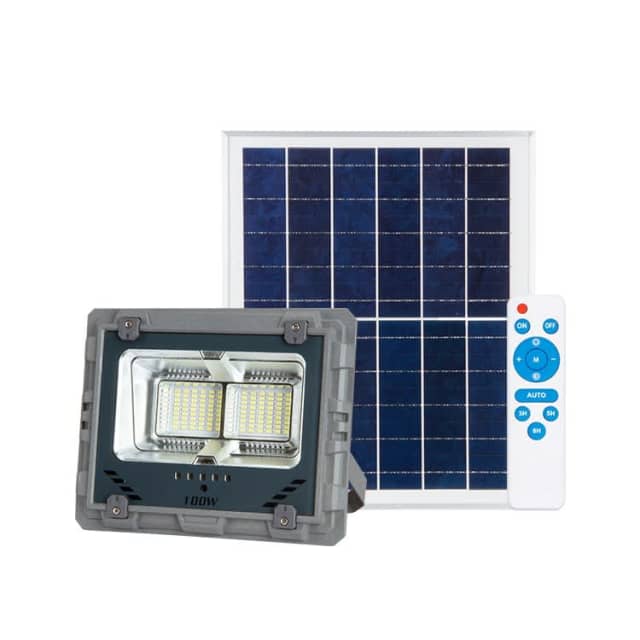 100W Powerful Solar Flood Light Waterproof Ip65 Aluminum Outdoor