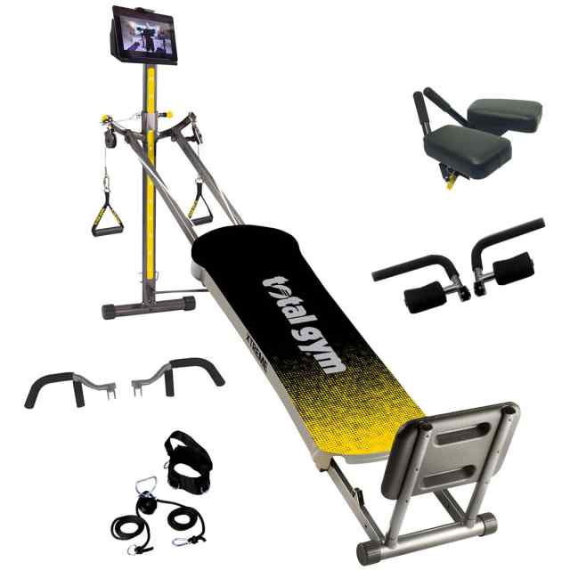 Total Gym Extreme with leg pulley Kit and AbCrunch Gym & Fitness in