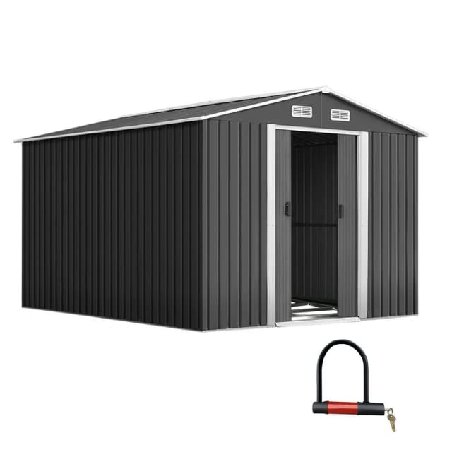 Giantz Garden Shed Outdoor Storage Sheds 2.6x3.9x2M Meta