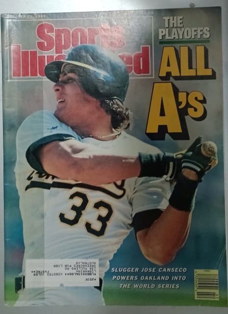 Oakland Athletics Jose Canseco, 1988 Al Championship Series Sports  Illustrated Cover Framed Print