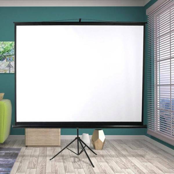 120 Inch Projector Screen Tripod Stand Home Outdoor Screens Cinema