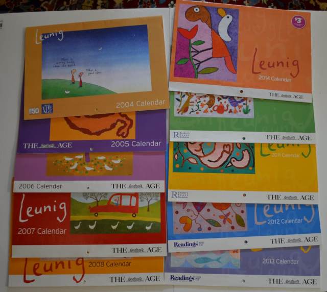 Leunig Calendars: 10 years of Leunig******2014 | Other Antiques, Art ...