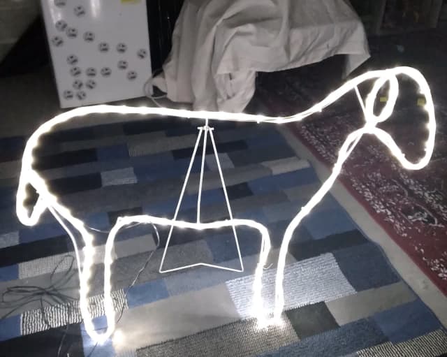 Christmas LED light Lamb large Xmas light display lb Outdoor Lighting