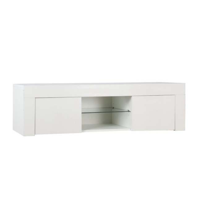 Entertainment Unit TV LED 130cm White Angus Entertainment