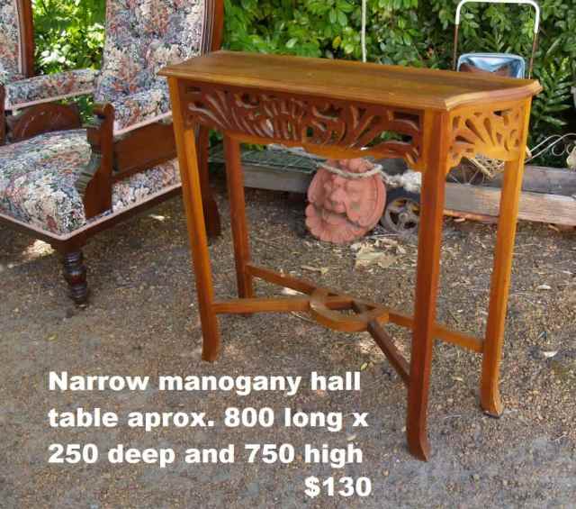 Narrow hall table / side table, other hall and antique tables