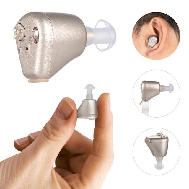 Rechargeable Mini InEar Hearing Aid Digital Enhancer Sound Voice Amp