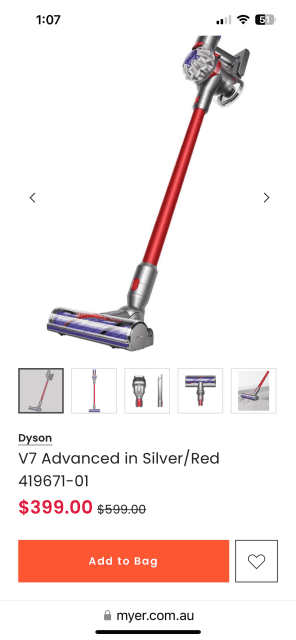 myer v7 dyson