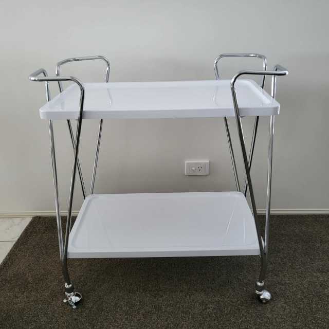 TROLLEY / TRAYMOBILE Suit DRINKS, FOOD SERVER NEW EX.Quality 2 TIER