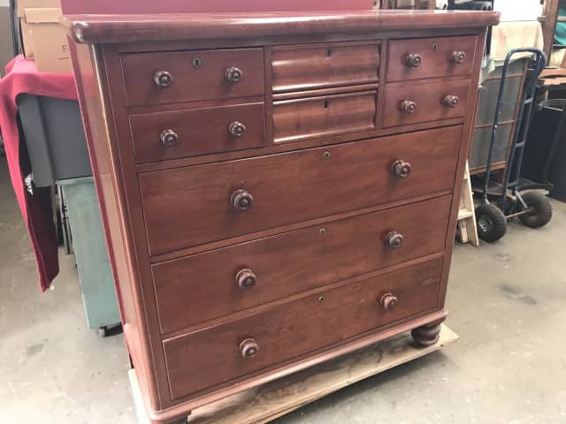 AUSTRALIAN RED CEDAR CHEST OF DRAWS | Antiques | Gumtree Australia ...