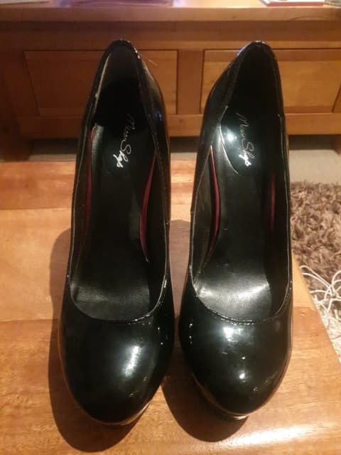 Black Myer Miss Shop shiny tall high heels | Women's Shoes | Gumtree  Australia Subiaco Area - Subiaco | 1311502260