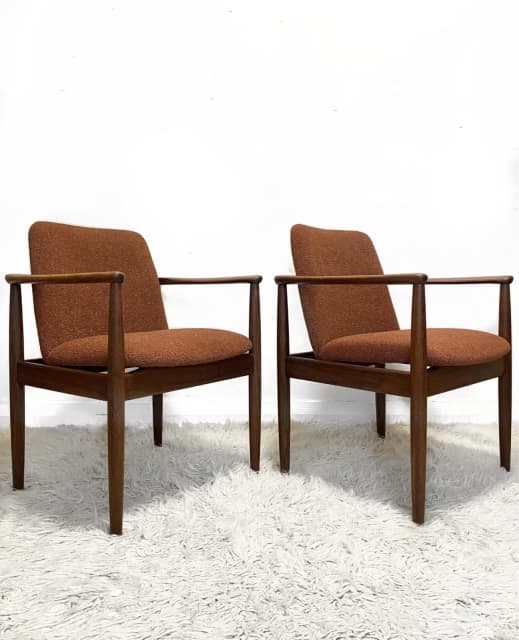 Pair of Mid Century Arthur Stutchbury occasional chairs, Parker era. Armchairs Gumtree