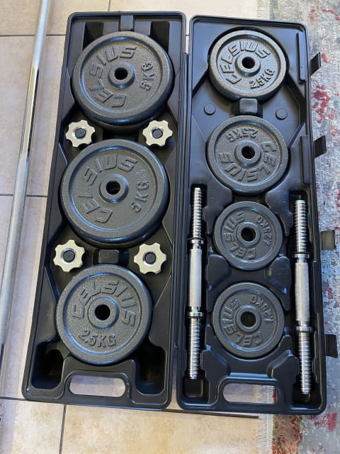 Celsius 50kg Weight Set Gym Fitness Gumtree Australia Woden