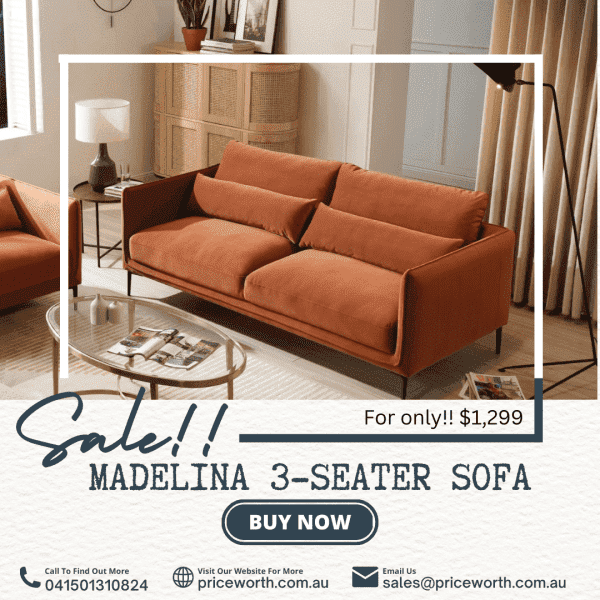 FOR SALE!! MADELINA 3 SEATER SOFA ORDER NOW!!! Sofas Gumtree