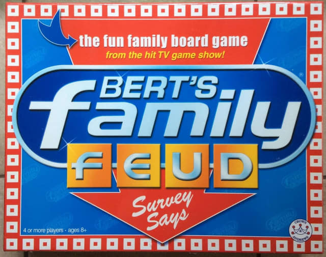 Berts Family Feud Family Board Game (2006) FACTORY SEALED Board Games
